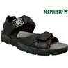 Mephisto Shark Noir cuir sandale 60021
