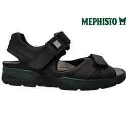 Mephisto Shark Noir cuir sandale 60022