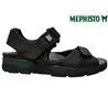 Mephisto Shark Noir cuir sandale 60022