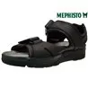 Mephisto Shark Noir cuir sandale 60025
