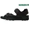Mephisto Shark Noir cuir sandale 60026