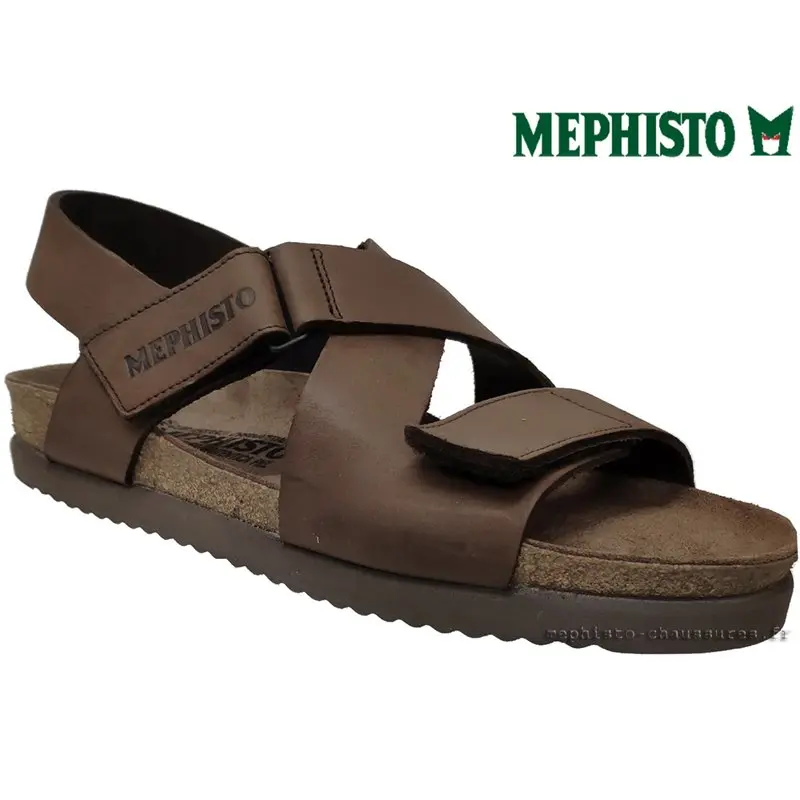 Mephisto NADEK Marron cuir nu-pied 60264