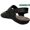 Mephisto SAGUN Noir cuir sandale 60612