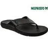 Mephisto Charly Noir cuir tong 60993