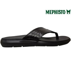 Mephisto Charly Noir cuir tong 60994