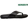Mephisto Charly Noir cuir tong 60994