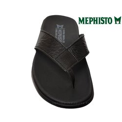 Mephisto Charly Noir cuir tong 60996