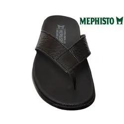 Mephisto Charly Noir cuir tong 60996