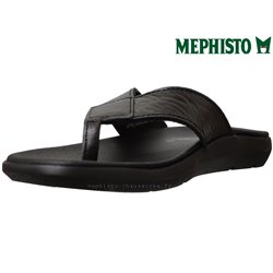 Mephisto Charly Noir cuir tong 60997