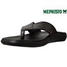Mephisto Charly Noir cuir tong 60997