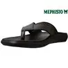 Mephisto Charly Noir cuir tong 60997