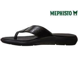 Mephisto Charly Noir cuir tong 60998