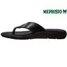Mephisto Charly Noir cuir tong 60998