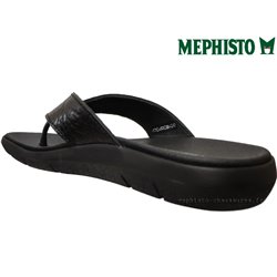 Mephisto Charly Noir cuir tong 60999