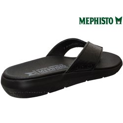 Mephisto Charly Noir cuir tong 61001