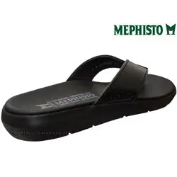 Mephisto Charly Noir cuir tong 61001