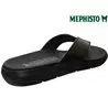 Mephisto Charly Noir cuir tong 61001