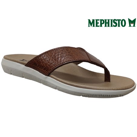 Mephisto Charly Marron cuir tong 61002