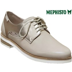 Mephisto Rubia Beige/platine cuir lacets_derbies 61983
