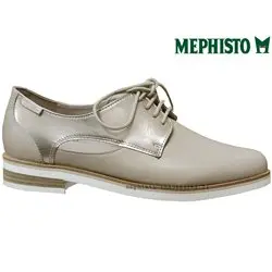 Mephisto Rubia Beige/platine cuir lacets_derbies 61984