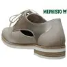 Mephisto Rubia Beige/platine cuir lacets_derbies 61986