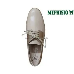Mephisto Rubia Beige/platine cuir lacets_derbies 61987