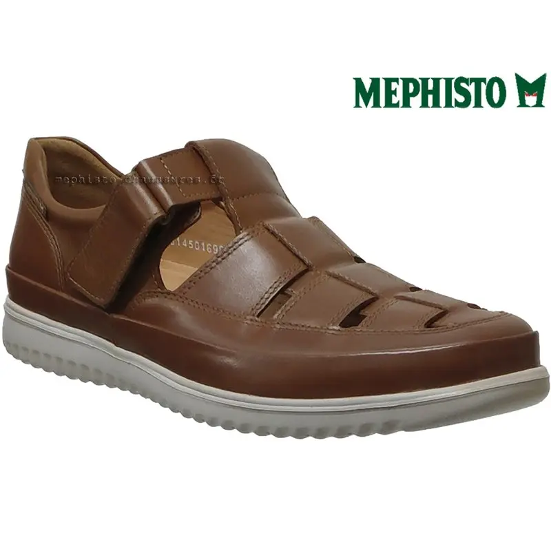 Mephisto Tarek Marron cuir scratch 62168