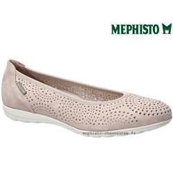 Mephisto Elsie perf Taupe cuir ballerine 62368