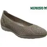 Mephisto Elsie perf Taupe cuir ballerine 62368