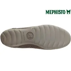 Mephisto Elsie perf Taupe cuir ballerine 62370