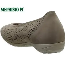 Mephisto Elsie perf Taupe cuir ballerine 62371