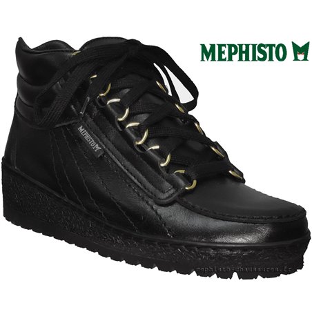 Mephisto Laurie Noir cuir bottillon 63748