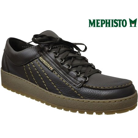 Mephisto RAINBOW Marron foncé cuir lacets_derbies 64638
