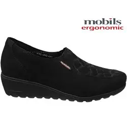 Mobils by Mephisto Bertrane Noir velours a_talon_mocassin 64669
