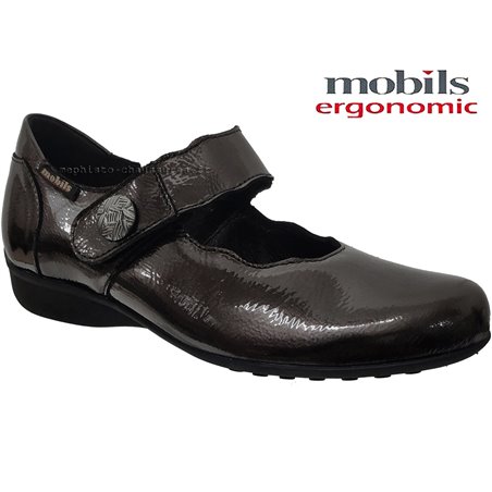 Mobils by Mephisto Flora Marron vernis ballerine 64758