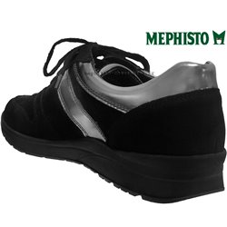 Mephisto Rebeca Noir velours lacets_richelieu 65255