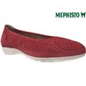 Mephisto Elsie perf Rouge nubuck ballerine 67155