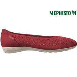 Mephisto Elsie perf Rouge nubuck ballerine 67156