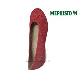 Mephisto Elsie perf Rouge nubuck ballerine 67159