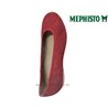 Mephisto Elsie perf Rouge nubuck ballerine 67159
