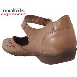 Mobils by Mephisto Florina perf Marron clair cuir ballerine 67273