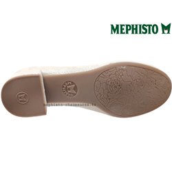Mephisto Brity Ecru cuir ballerine 67557
