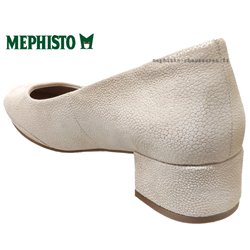 Mephisto Brity Ecru cuir ballerine 67558