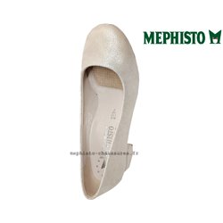 Mephisto Brity Ecru cuir ballerine 67559