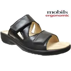 Mobils by Mephisto Geva Noir cuir mule 67570