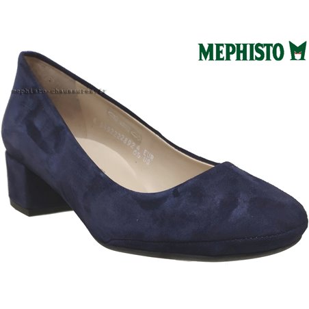 Mephisto Brity Marine velours ballerine 68365