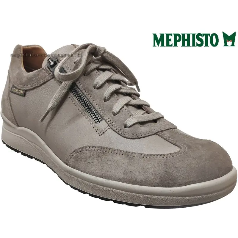 Mephisto Valio Taupe cuir basket_mode_basse 68834