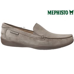 Mephisto Ianik Taupe Velours mocassin 69295