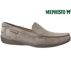 Mephisto Ianik Taupe Velours mocassin 69295