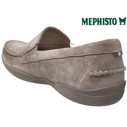 Mephisto Ianik Taupe Velours mocassin 69297